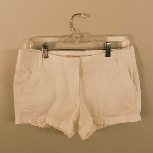 J Crew White Shorts